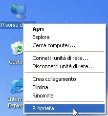 rete dinamica dhcp windows XP