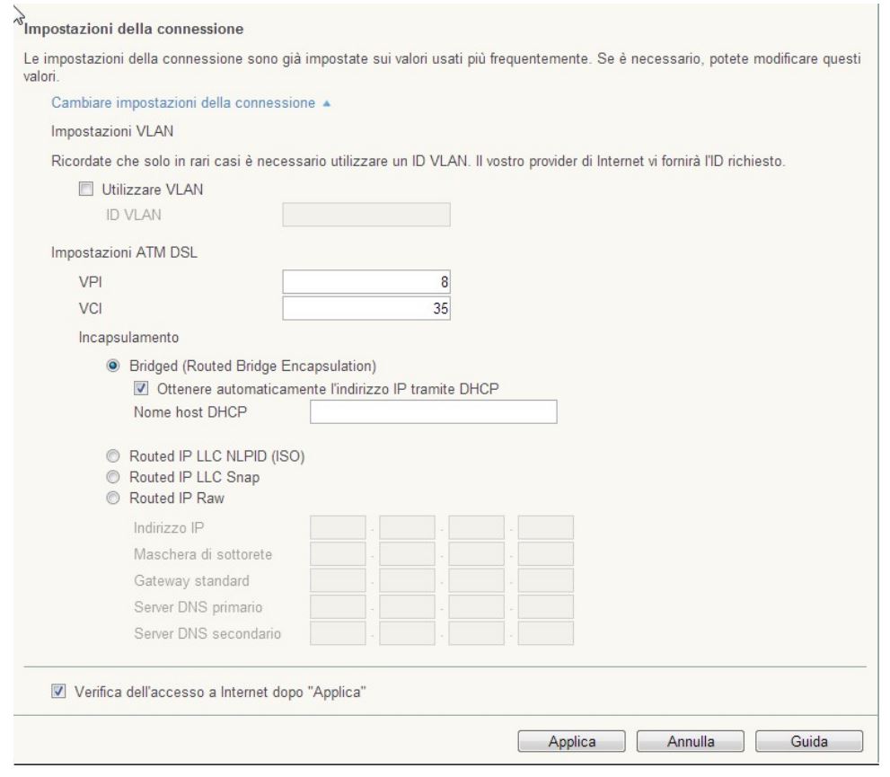 EOLO formula ADSL Ethernet IP